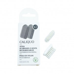 2 têtes de brosse à dents rechargeables Caliquo